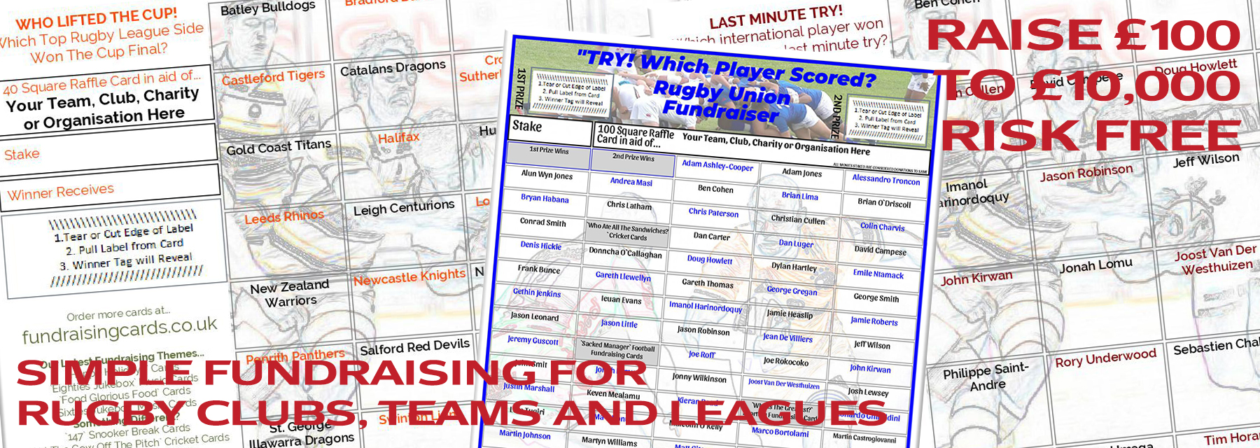 Rugby Club Fundraising - Raise Money - fundraisingcards.co.uk