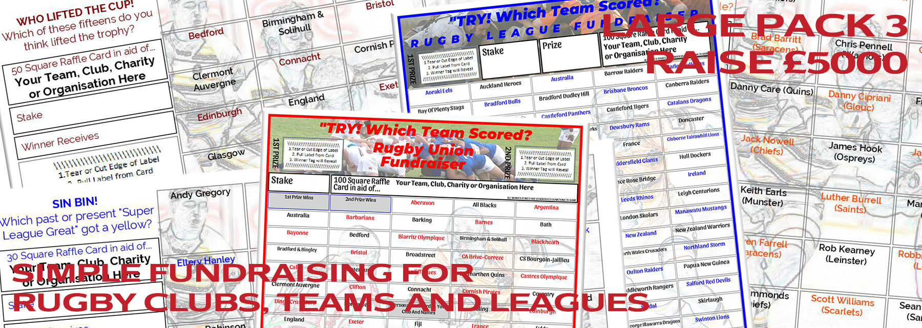 Rugby Club Fundraising - Raise Money - fundraisingcards.co.uk